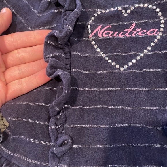 Nautical Ruffle Peplum - Picture 3 of 3